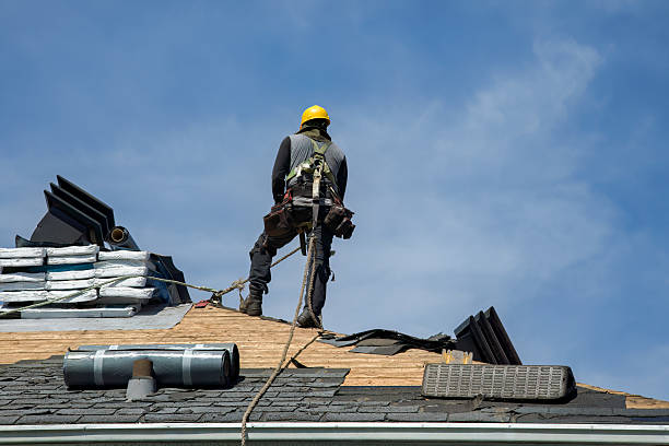 Professional Roofing technician working in White Horse Beach, MA
